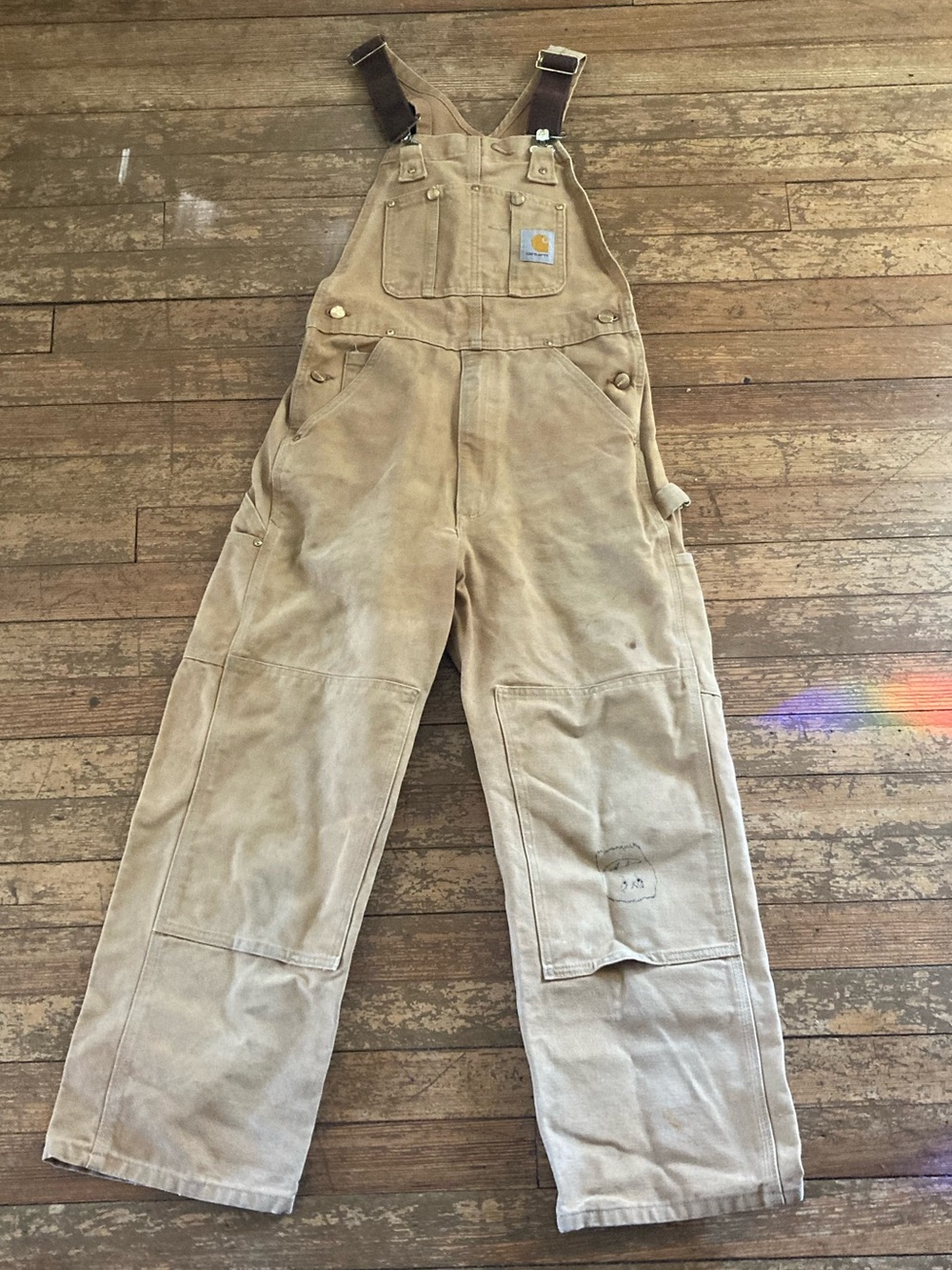 Carhartt Double Front Duck Bib Overalls